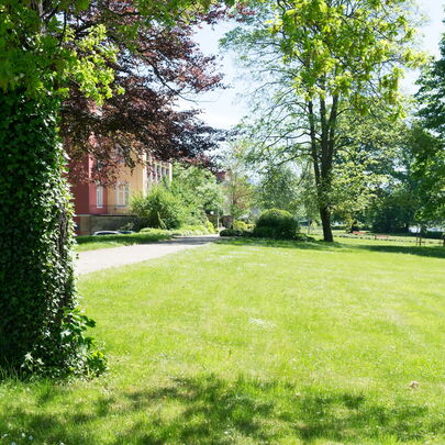 Parkanlage des Parkhotels Bad Schandau